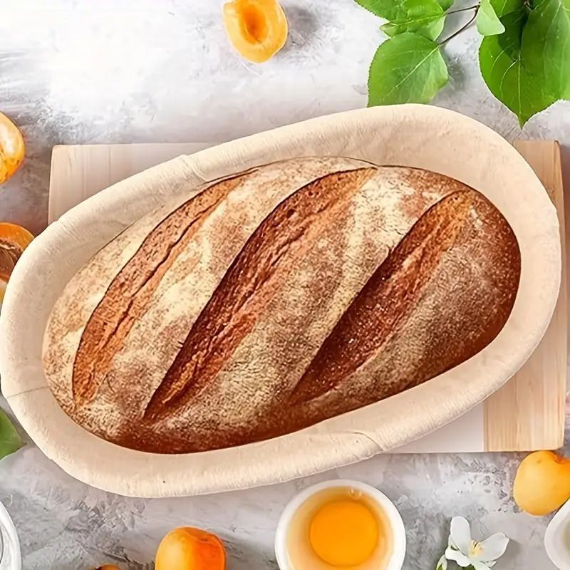 Natural Rattan Bread Proofing Basket Cloth Liner